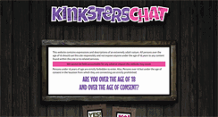 Desktop Screenshot of kinksterschat.com